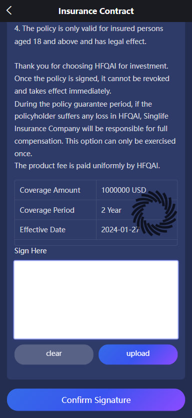 Provision of insurance contracts